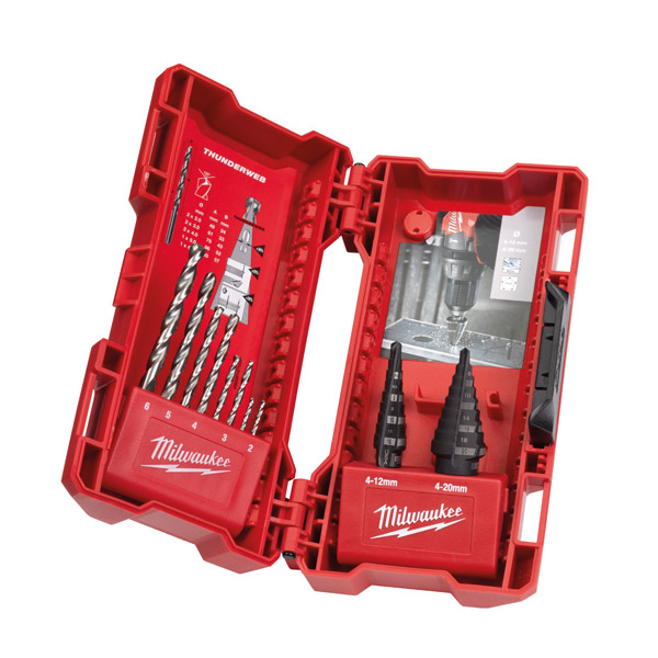 Milwaukee Step & Drill Bit Set (10 Piece) 48899350