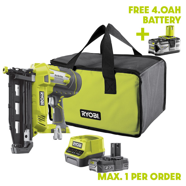 Ryobi One 16ga Nailer 18v R18n16g 120s 20ah Kit