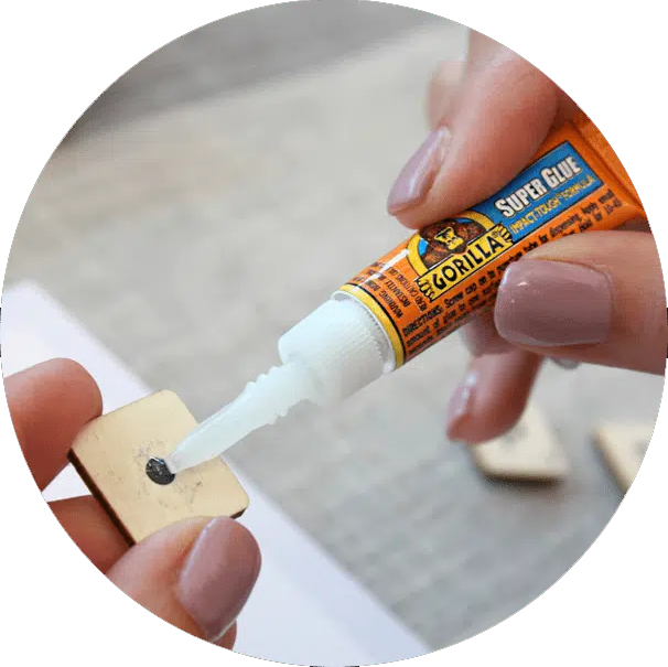 Applying Gorilla Super Glue