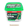 TIMCO 5.0 x 70mm PZ2 Double Countersunk Twin-Cut C2 Strong-Fix Screws (x375) 50070C2TUB