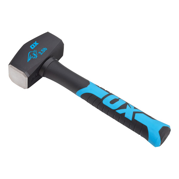 Ox Trade Fibreglass Handle Club Hammer - 2.5LB / 1.1KG OX-T081302