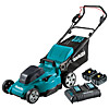 Makita LXT Lawnmower Kit (2x 5.0Ah Batteries) Twin 18V (36V) DLM480CT2