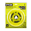 Ryobi 180mm Medium Ring Power Scrubber Brush RACLTM18