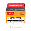 TIMCO 4.0 x 50mm PZ2 Double Countersunk Solo Chipboard & Woodscrews (x200) 40050SOLOC